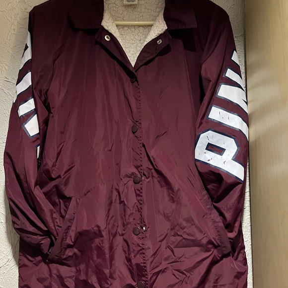 Victoria Secret PINK Burgundy Jacket - Picture 2 of 5